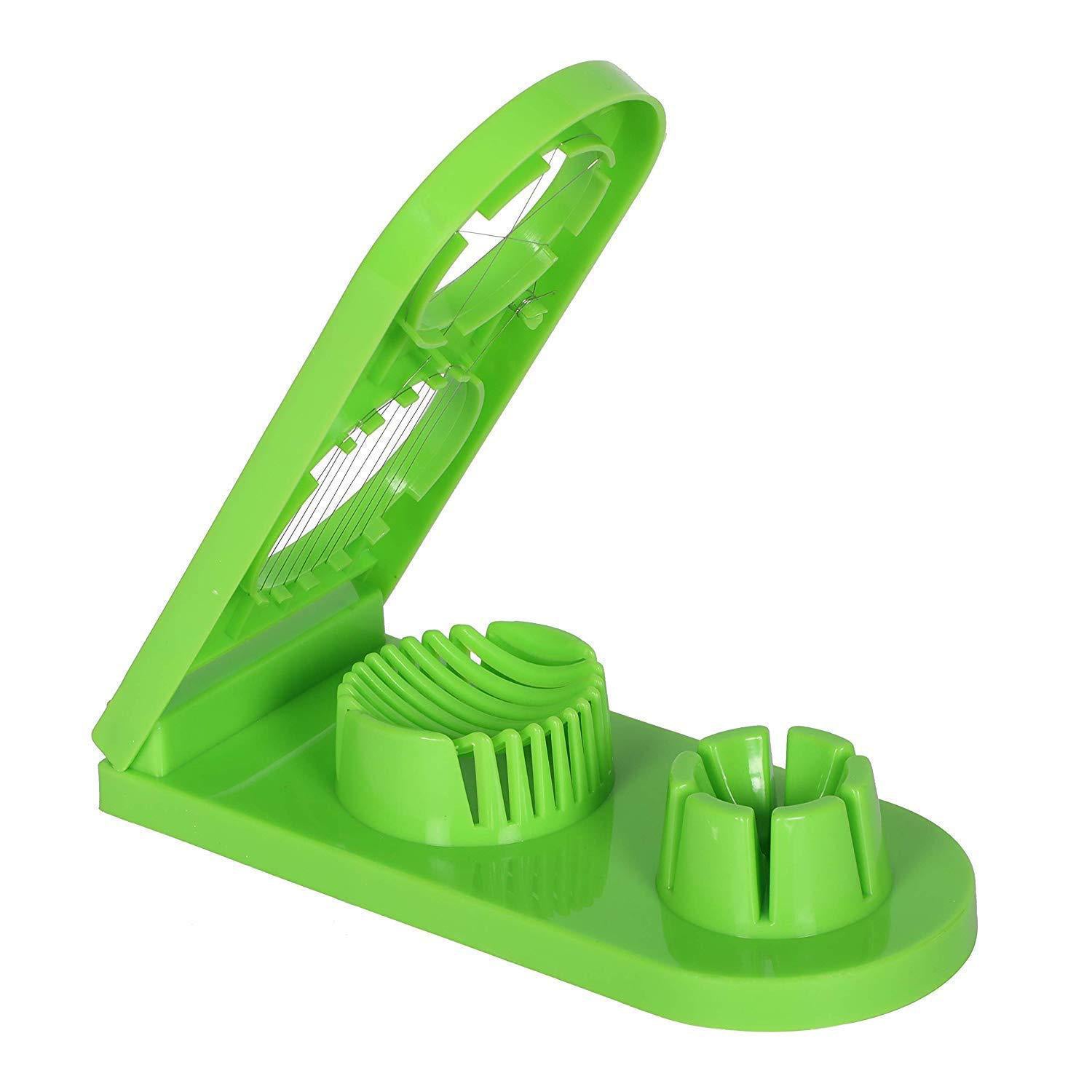 Stainless steel wire egg slicer for clean and even cuts Stainless steel wire egg slicer for clean and even cuts